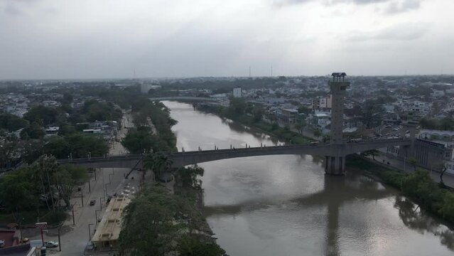 Solidarity bridge in Villahermosa Tabasco