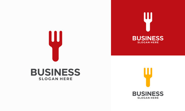 Simple Food logo designs template, Restaurant logo symbol, Logo symbol icon
