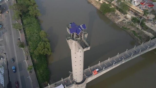 Solidarity bridge in Villahermosa Tabasco