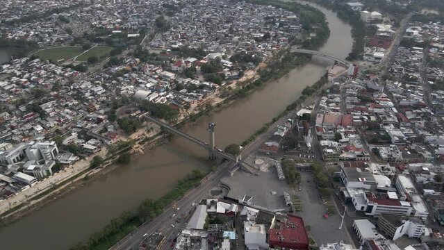 Solidarity bridge in Villahermosa Tabasco