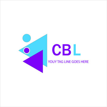 CBL letter logo creative design with vector graphic