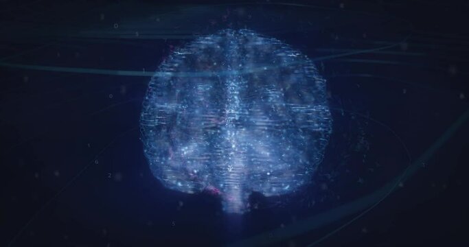 Brain map with a word Neuromarketing inside