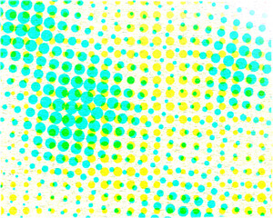 Abstract halftone color dotted background wallpaper.