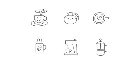 sets of coffee icon
