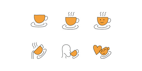 sets of coffee icon