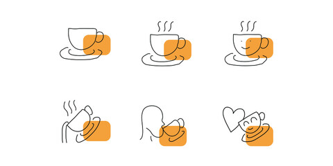 sets of coffee icon