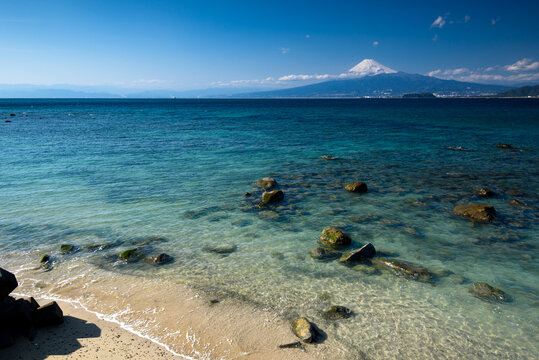 Suruga Bay and Mt. Fuji