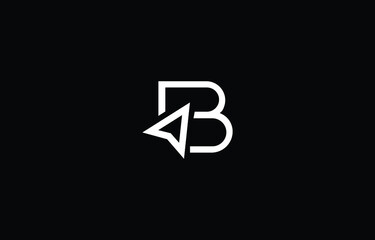 Cursor Letter B Logo Letter Business Template Vector icon