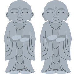 お地蔵様のイラスト