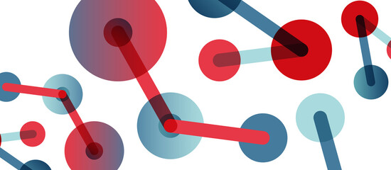 Network concept abstract background. Dots connection. Big data idea. Business template for wallpaper, banner, background or landing