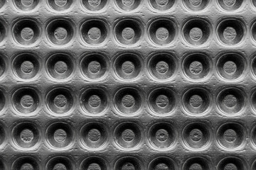 drainage profiled membrane for foundation waterproofing and ventilation, surface with round embossed texture