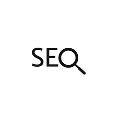 Seo search symbol vector design illustration