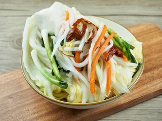 한국전통음식 백김치, 요리