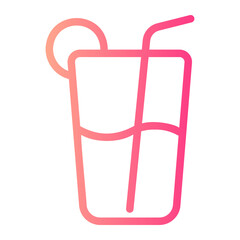 lemonade gradient icon