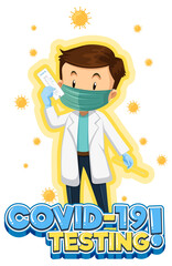 Covid 19 testing with antigen test kit