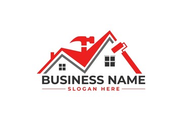 home repair, roofing, remodeling, handyman logo