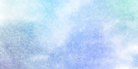 和紙　青　模様　背景