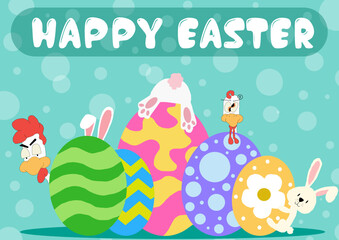 happy easter card