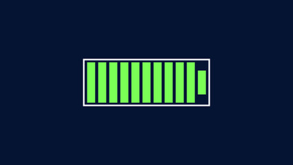 Lithium icon rechargeable. battery power charging icon shape. The battery starts recharging. the electric energy supply. status battery load isolated