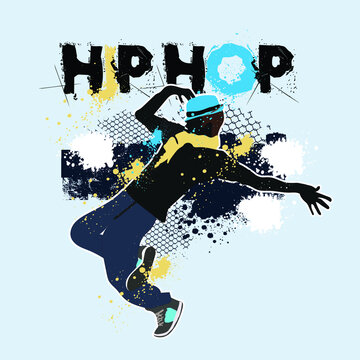 hip hop poster illustration 