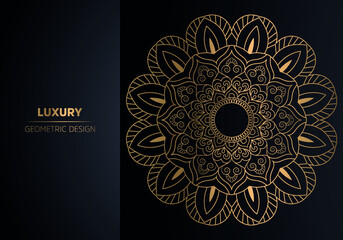 luxury mandala background with golden arabesque pattern arabic islamic east style.decorative mandala for print, poster, cover, brochure, flyer, banner