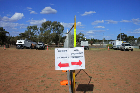 Separate campsite for general local travellers and visitors from other states entering into Western Australia