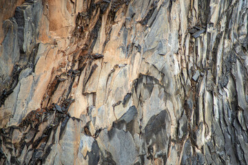 Abstract volcanic rock formation