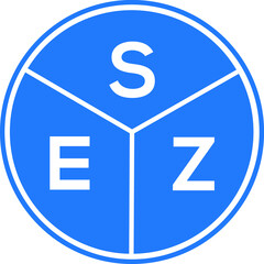 OEZ letter logo design on white background. OEZ  creative circle letter logo concept. OEZ letter design.