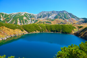 みくりが池　立山連峰　室堂　富山県