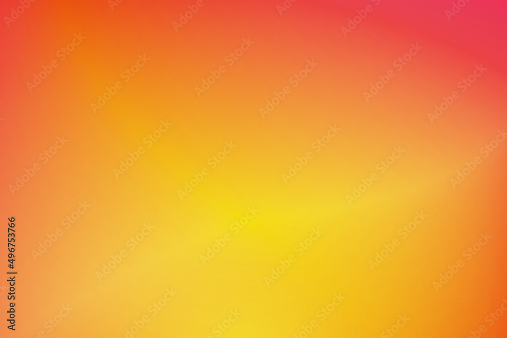 Wall mural yellow orange red abstract color gradient background with with subtle color strokes