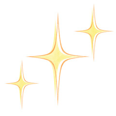 キラキラのイラスト