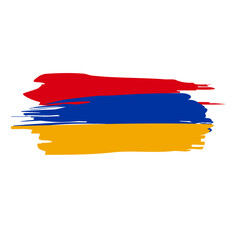 Fototapeta premium Armenian national flag vector EPS 10