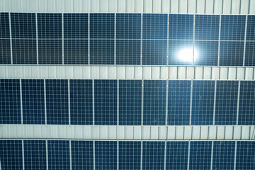 Solar cells on the roof, save the power