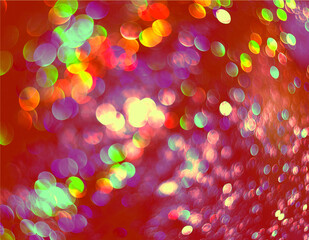 abstract colorful background with bokeh