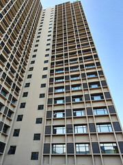 Fototapeta na wymiar New high luxury apartment building at suburban area