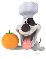 Fun dog - 3D Illustration