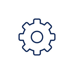 Settings Tools, Cog, Gear icon modern vector illustration template design symbol sign isolated on White background.