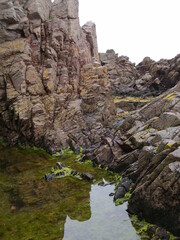 Hovs Hallar, Klippen an der schwedischen Küste