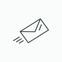 mail, envelope, letter, sms, message, email vector icon symbol	