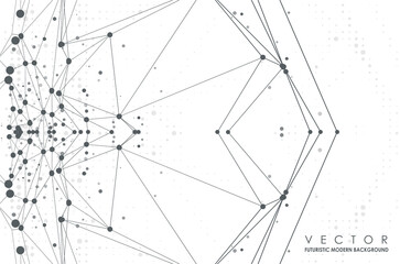 Abstract polygonal space