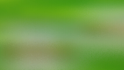 Green blurred background. Frosted fluted glass.