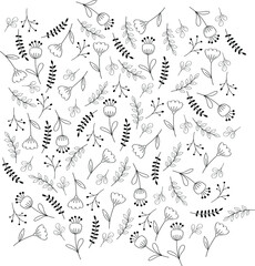 seamless pattern with feathers