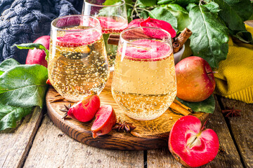 Apple cider cocktail