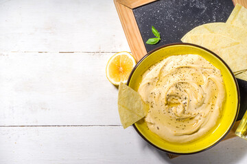 Healthy diet snack Hummus