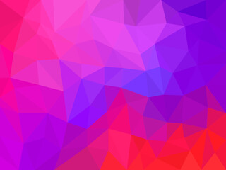 abstract low polygon harmony color background