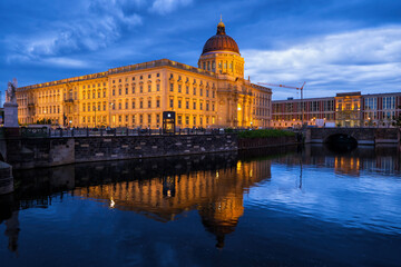 Berlin Palace At Twilight In Germany