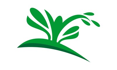 tree logo green leaf