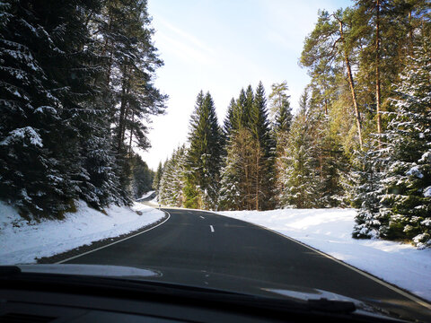 road in winter,  driving in the winter