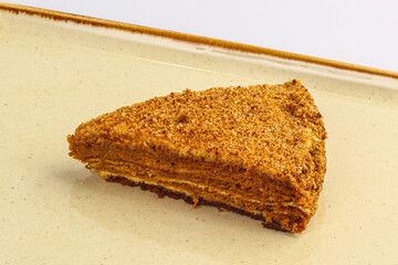 Layered honey sweet cake - Medovik