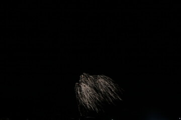 松川町の御柱の花火